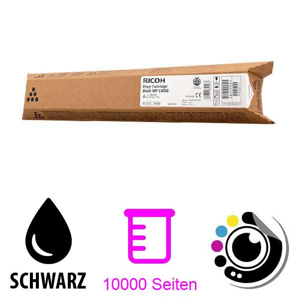 Original Toner Ricoh Aficio MP-C300 / MP-C400 / MP-C401 Schwarz 841550 / 841299