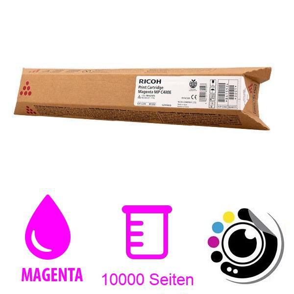 Original Toner Ricoh Aficio MP-C300 / MP-C400 / MP-C401 Magenta 841552 / 841301/842237