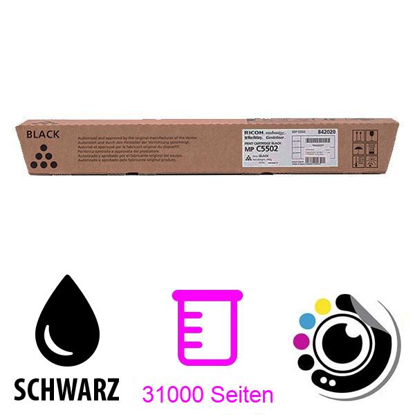Original Toner Ricoh Aficio MP-C4502 / MP-C5502 Schwarz