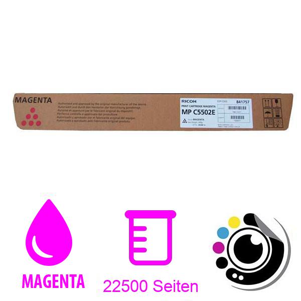 Original Toner Ricoh Aficio MP-C4502 / MP-C5502 Magenta