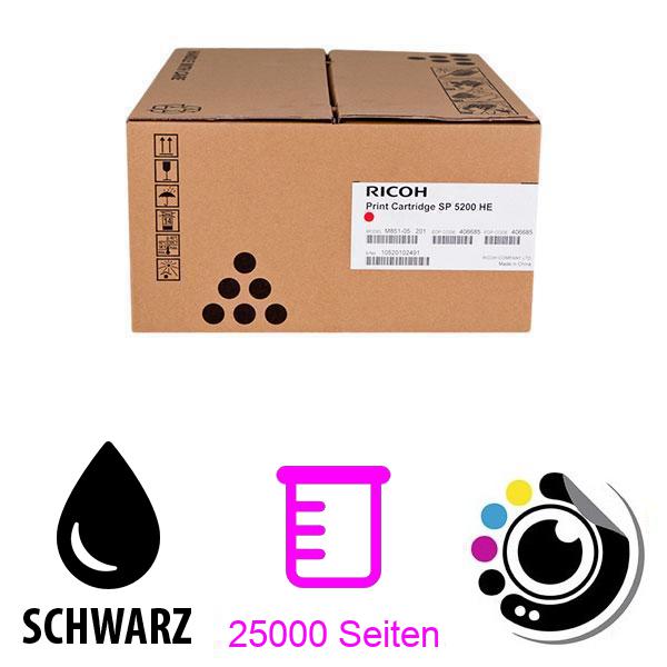 Original Toner Ricoh Aficio SP5200 / SP 5200 HE / SP5210 von 821229