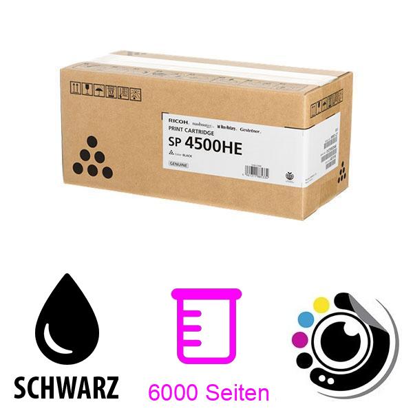 Original Toner Ricoh Aficio SP3600, SP3610, SP4500, SP4510, SP4520Schwarz