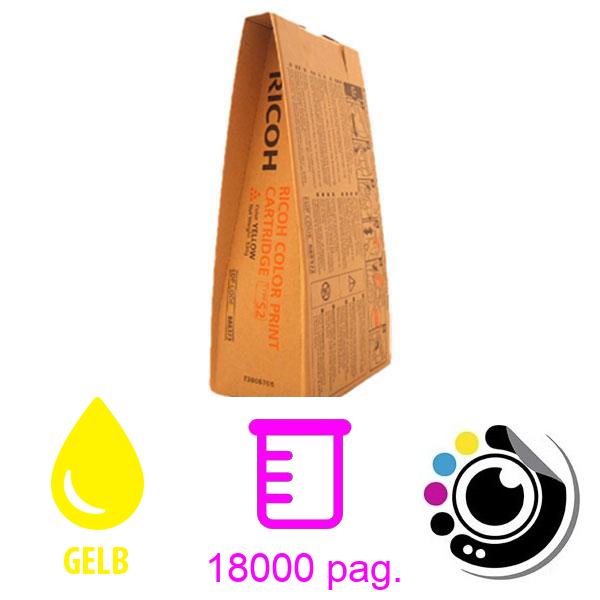 Original Toner Ricoh Type S2 Gelb (888373)