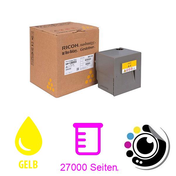 Toner Original Ricoh MP-C6503/8003/6500/8000 Gelb 842193