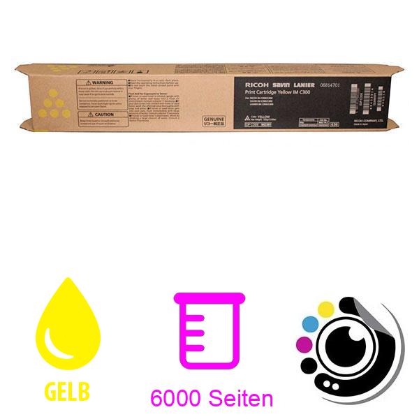 Original Toner Ricoh IM C300 Gelb 842385