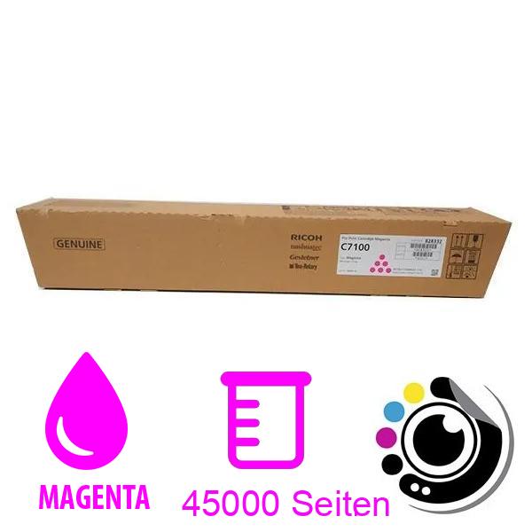 Original Toner Ricoh Aficio C7100 Magenta 828332