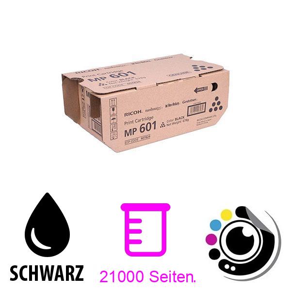 Original Toner Ricoh MP601 Schwarz 407824
