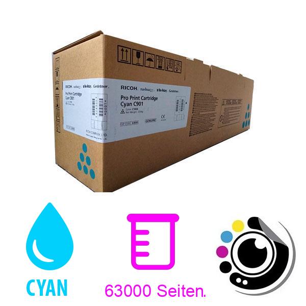 Original Toner Ricoh Pro C901E Cyan 828131