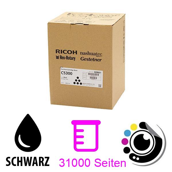 Original Toner Ricoh Pro C5300 Schwarz 828601 / 828601