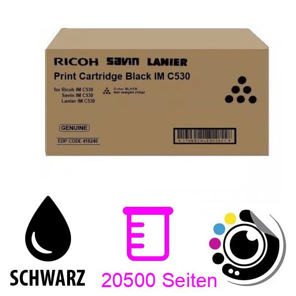 Original Toner Ricoh IMC530 Shwarz 418240
