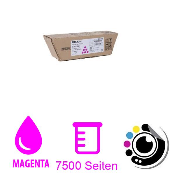Original Toner Ricoh M C320H (842712) Magenta