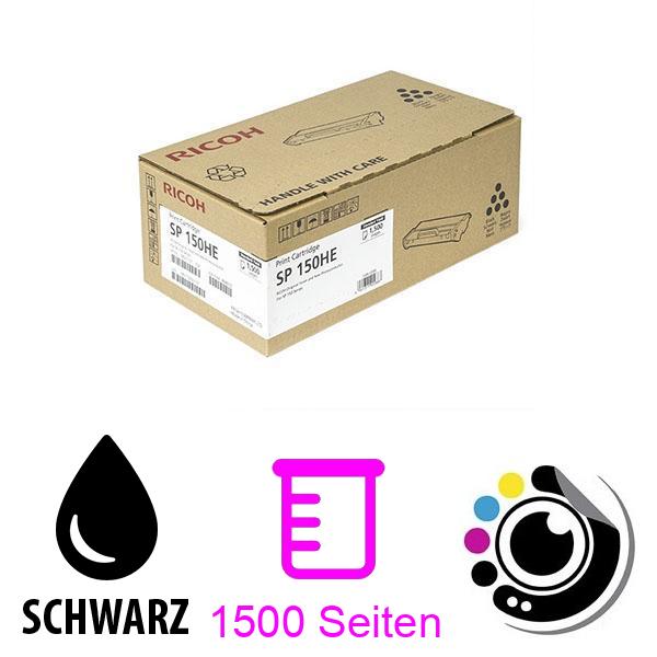 Original Toner Ricoh SP150 HE Schwarz (408010)