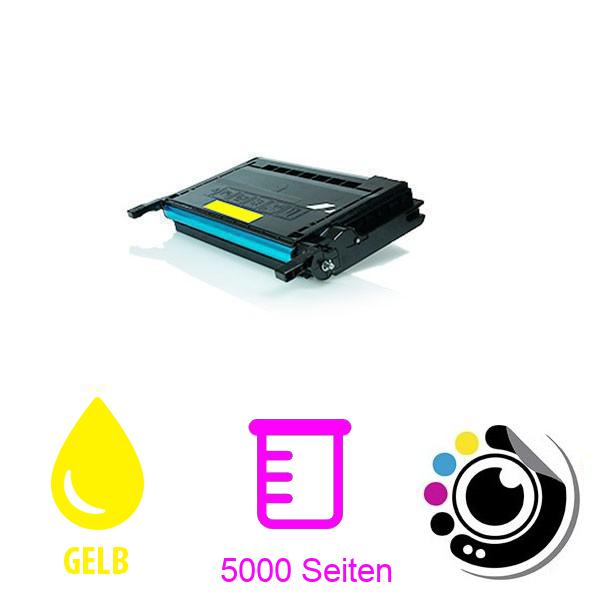 Kompatibler Toner Samsung CLP610 / CLP660 / CLX6200 / CLX6210 / CLX6240 Gelb CLP-Y660B