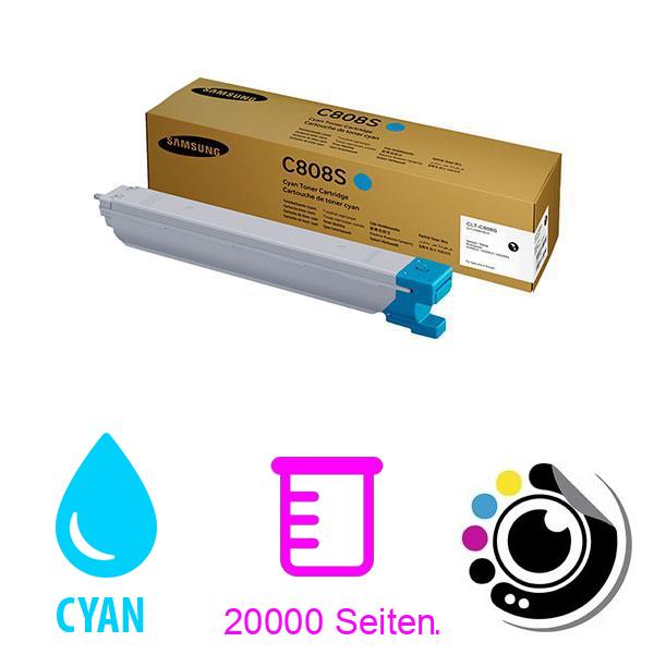 Original Toner Samsung CLT-C808S Cyan SS560A