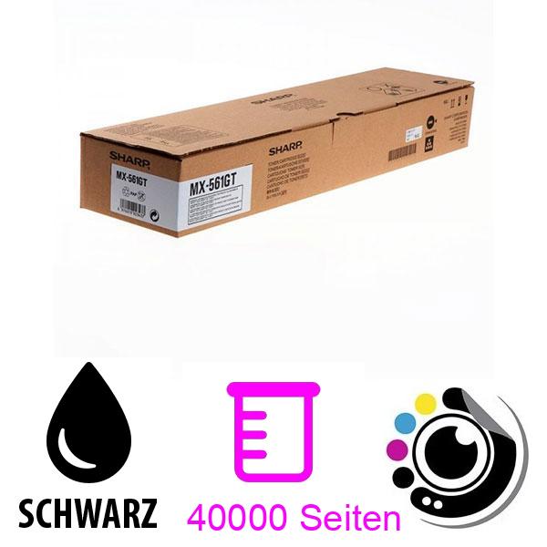 Original Toner Sharp MX561GT Schwarz
