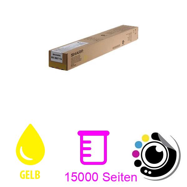 Original Toner Sharp MX36GT Gelb