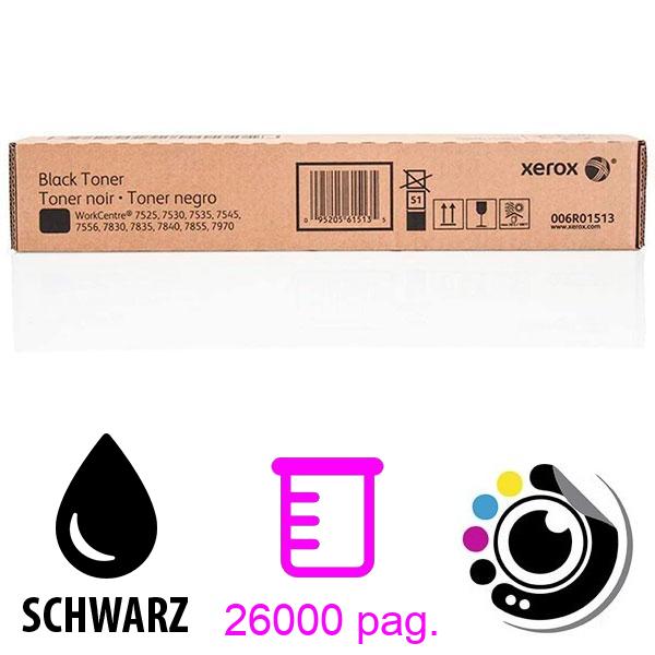 Original Toner Xerox Workcentre 7525 / 7535 / 7545 / 7830 Schwarz 006r01509